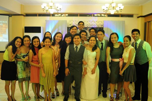Chuckie and Vida's Wedding.  Group shot with my Nav friends during my college years.